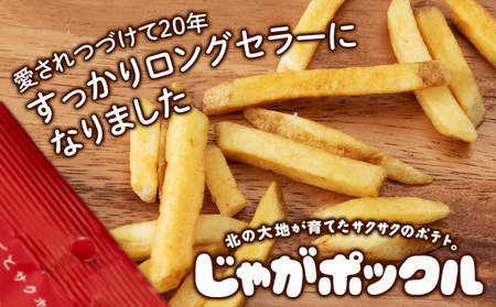 【北海道限定】 じゃがポックル オホーツクの塩 1箱（24袋）