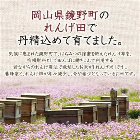 岡山県産　れんげ米(5kg入)(26552)【1030490】