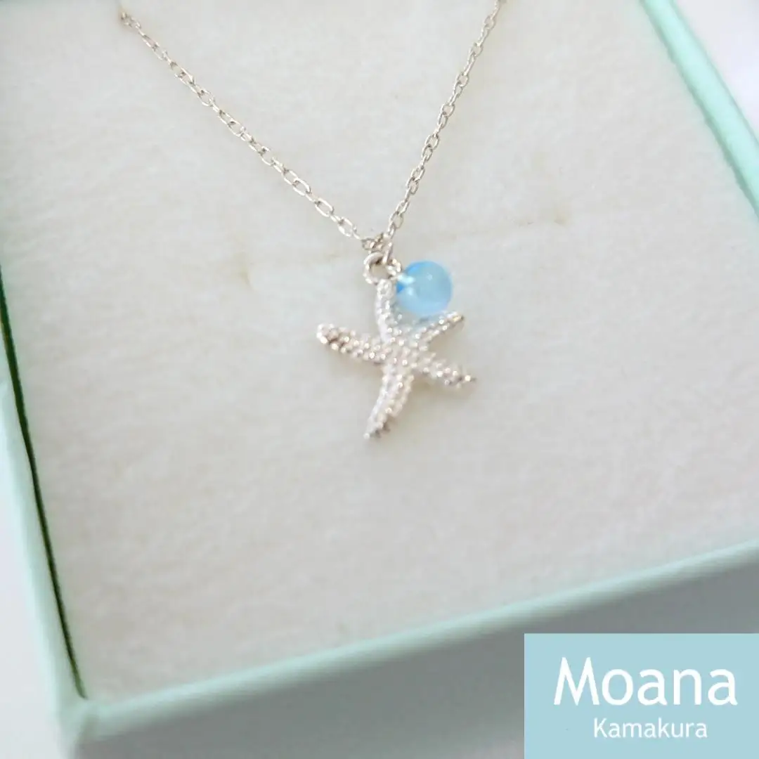 Sea Star ネックレスCrystal  Baby Blue
