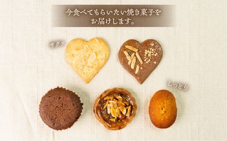 《10月下旬～5月発送》焼き菓子 アソート 5個入り 