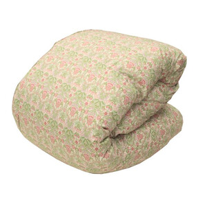 ゴア 羽毛ふとん　ダブルサイズ　ホワイトグース　フローラ：ピンク系