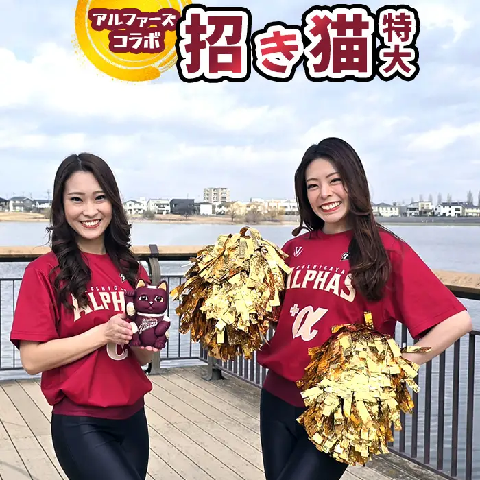 木目込人形（招き猫・特大 アルファーズ） | まねきねこ 猫 飾り物 人形 置物 ちりめん 伝統工芸 縁起 開運招福 千客万来 商売繁盛 金運 インテリア プレゼント 雑貨 可愛い 柿沼東光 クールジャパン The Wonder 500 埼玉県 越谷市