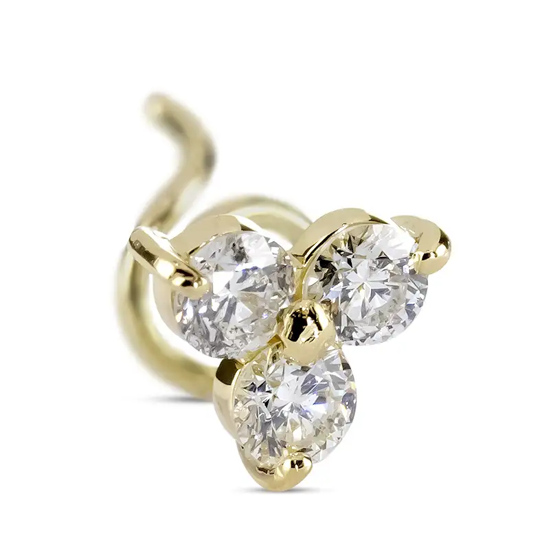 18金 ピアス k18 ダイヤモンド 片耳 キャッチのいらないピアス つけっぱなし ダイヤ 0.26ct ゴールド イエローゴールドK18 18k シンプル キャッチナッシャー スタッドピアス 人気 普段使い241227400yu SWAA209