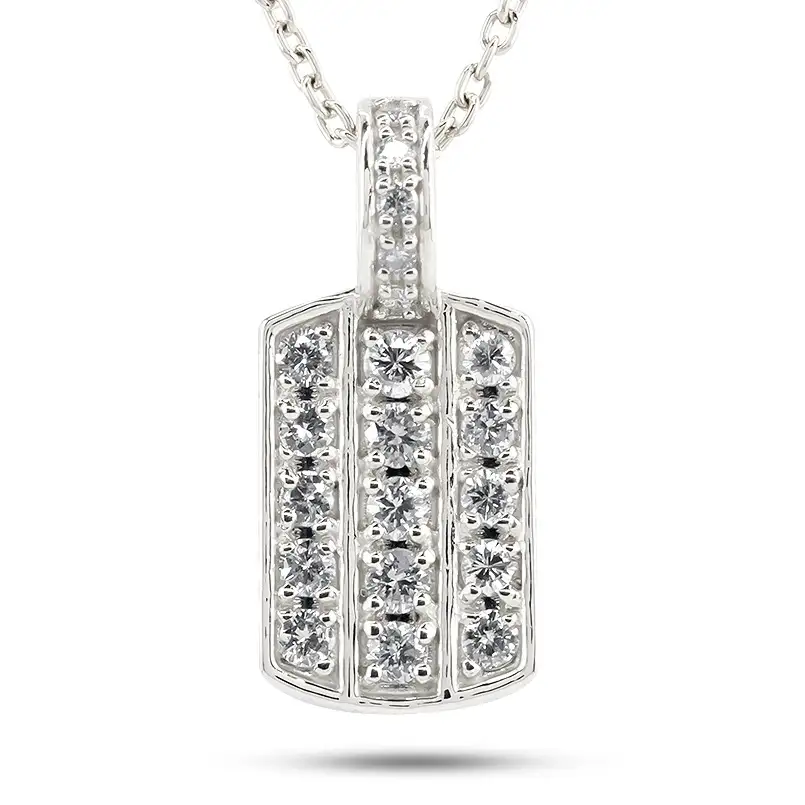 プラチナ ペンダントトップ メンズ ダイヤモンド プレート ネックレス ダイヤ 0.33ct pt900 ペンダント シンプル 男性 人気 パヴェ ジュエリー ギフト 贈り物 プレゼント 送料無料 230927hy101dpm SWAA227