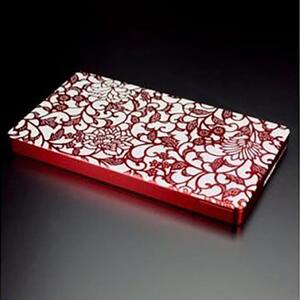 名刺ケース　ジュラルミン削り出し＜アラベスク＞RED