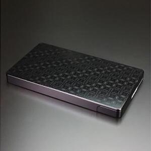 名刺ケース ジュラルミン削り出し ＜七宝＞BLACK