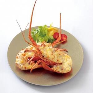伊勢海老テルミドール・鮑の磯煮セット  イセエビ【伊勢海老】