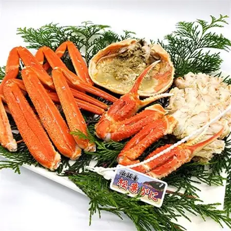 松葉ガニの本場よりプロ茹で松葉ガニ(足1本落ち)約700g×2枚(冷凍)【配送不可地域：離島】【1100454】