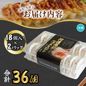 阿波尾鶏 薄皮生餃子 36個 18ケ入×2P 餃子 ぎょうざ 地鶏 中華 簡単調理 冷凍