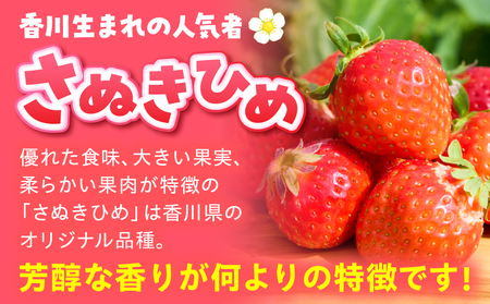 【先行予約】贈答用 完熟さぬき姫 極み 約350g | いちご 苺 さぬき姫 さぬきひめ 香川県オリジナル 希少 甘い 完熟 フルーツ 果物 旬 香川県 三木町 |_mk035-003