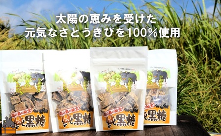 世界自然遺産 徳之島産さとうきび１００％使用 徳之島の純黒糖（6袋）( 黒糖 甘味 和菓子 さとうきび お茶請け 調味料 こだわり レターパックプラス 南の島 徳之島 奄美 鹿児島 世界自然遺産 徳北カンパニー )
