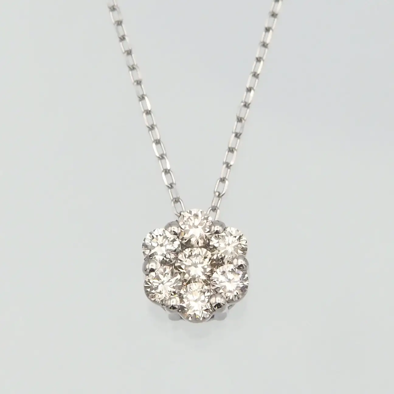 PT900/PT850 0.30ct ダイヤモンド ペンダントネックレス　HH-019716 SWBT004-PT