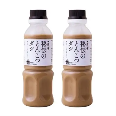 一風堂 人気の中華だし 万能調味料 秘伝のとんこつダシ 330g×2本_調味料 だし  ダシ_【1609191】