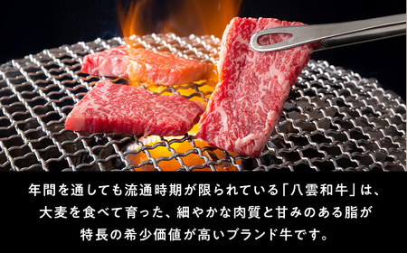 八雲和牛 焼肉セットA ※沖縄・離島への配送不可