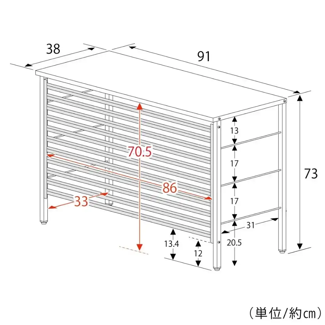 室外機カバー (ブラウン) 雨風除け エアコン 普通サイズ用 [足立製作所]