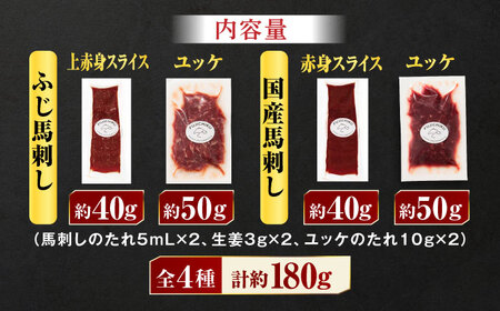 【熊本特産】切れてる馬刺し4種セット3889【有限会社 スイートサプライなかぞの】[ZDT155]