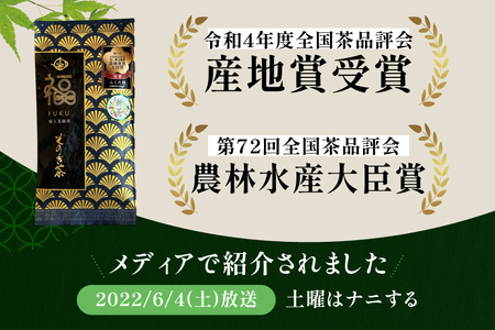 お茶 そのぎ茶 【TVで紹介！】そのぎ茶 (極上) 100g 3袋入 [ふくだ園 長崎県 東彼杵町 hs42bag770001]