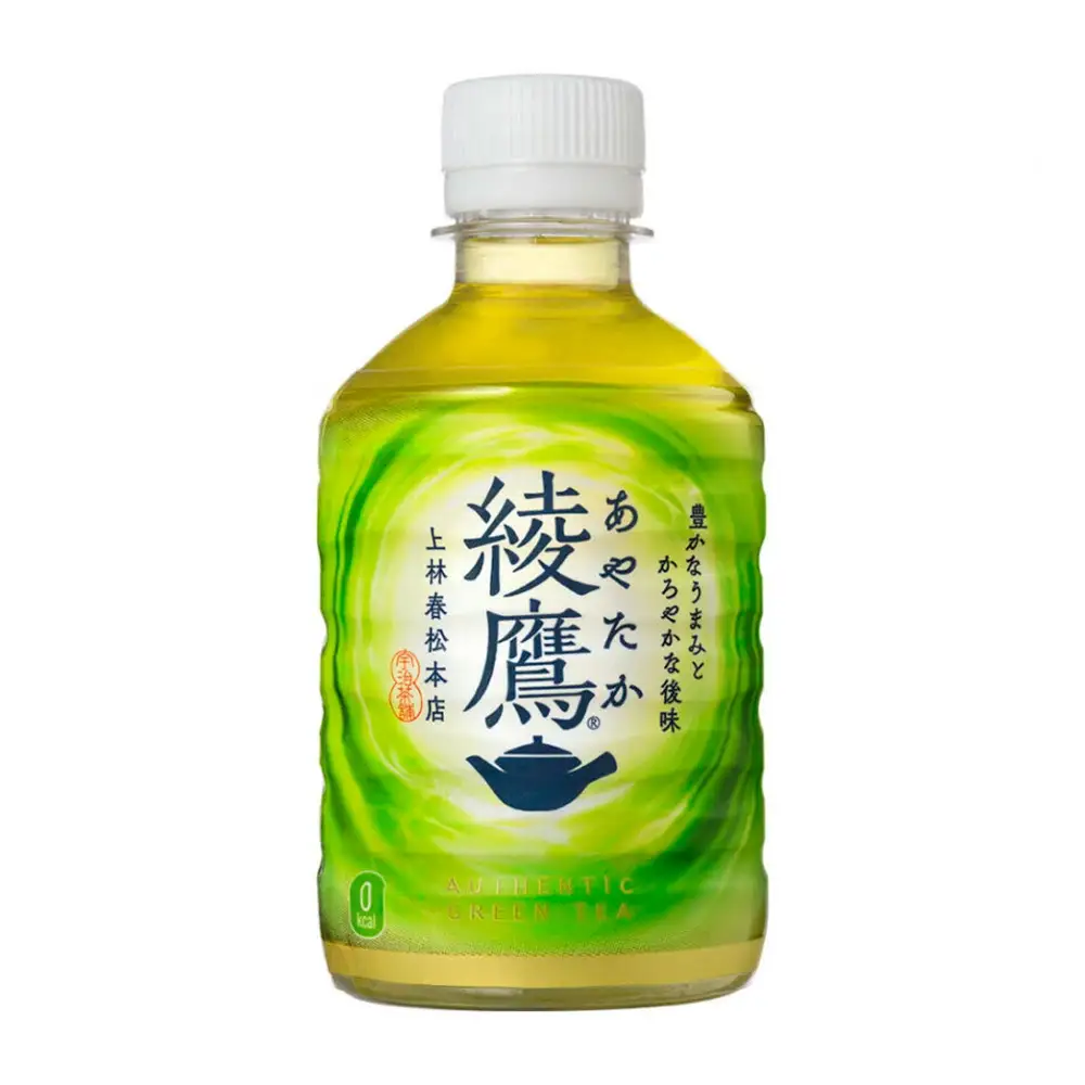 綾鷹280mlPET×24本　コカコーラ 綾鷹 茶 お茶 カフェイン ペットボトル 常備 備蓄 蔵王【04301-0523】