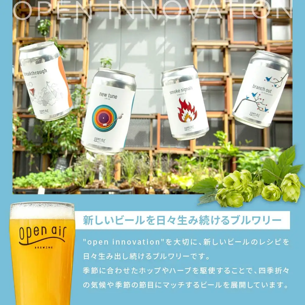 ｏｐｅｎ ａｉｒ クラフトビールおまかせ 12本セット
