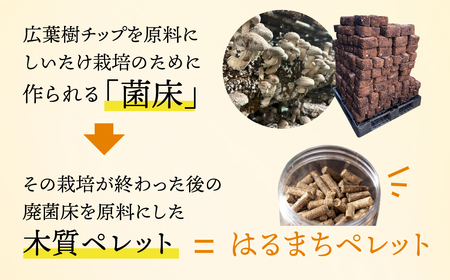 木質ペレット 30kg はるまちペレット [Q2853]