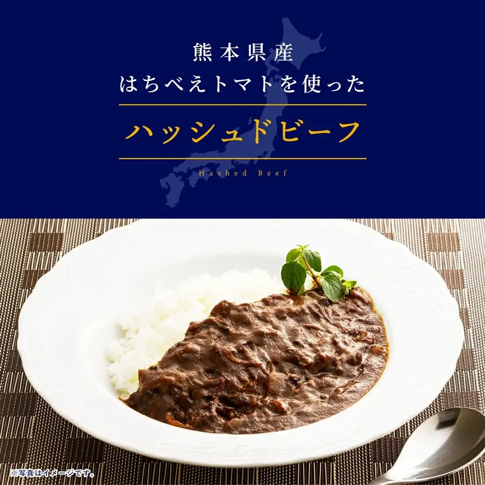 熊本県産はちべえトマトを使ったハッシュドビーフ 1袋(170g) 合計6食入り トマトピューレ トマト とまと 簡単 時短 洋食 惣菜 ギフト 冷凍 人気 ハッシュドビーフ ANA  エイエヌエー  八代市