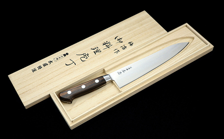 梅治作　牛刀　鍔付　200mm【062-004】