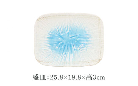【美濃焼】雫 しずく 彫十草 盛皿 1点 ＆ 取皿 4点 合計5点セット 4人用【カネ定製陶】[MEI103]