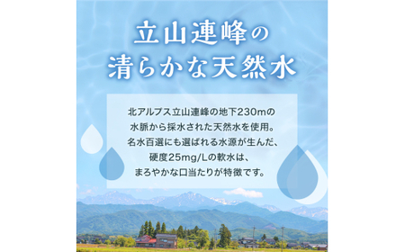 北アルプス立山連峰 5年保存水 500ml×24本×2ケース 500ミリリットル 名水 ミネラルウォーター 防災 備蓄 災害対策 国産 飲料 F6T-735