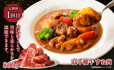 【3か月定期便】高千穂牛煮込み料理3か月定期便 高千穂牛 牛肉 肉 お肉 定期便 定期 国産牛 ブランド牛 和牛 すね肉 肩ロース ロース スライス 牛 牛バラ 煮込み カレー ビーフシチュー 国産 贈答 贈り物 普段使い 宮崎県 高千穂 _Tk002-t086