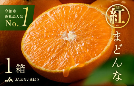 ＪＡおちいまばり柑橘定期便（４回コース）【KE00580】＜紅まどんな／瀬戸の晴れ姫／甘平／せとか＞