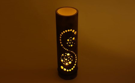 竹灯籠（波丸） 民芸品 工芸品 雑貨 日用品 