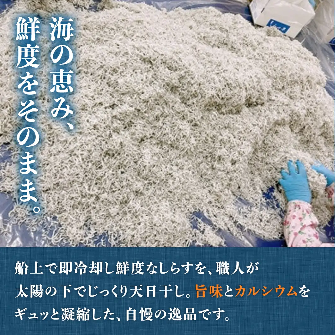 しらす干し 天日乾燥 800g(400g×2) (茨城県共通返礼品:北茨城市) (AY001)