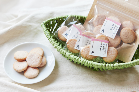 定期便 食べ比べ8枚クッキー2種「いちご＆きな粉 」各5袋計10袋×6回コース 毎月発送 贈り物 プレゼント なら 76-001