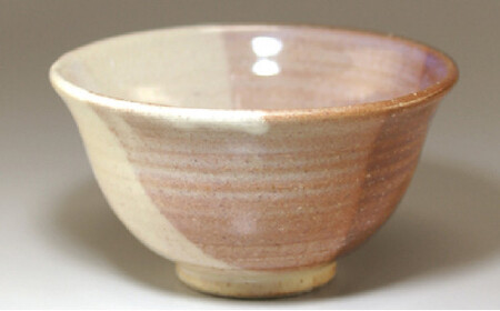 萩焼 ごはん茶碗 （掛分け）