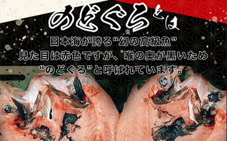 山口県産 手開き のどぐろ 3枚セット