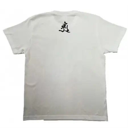 手描きTシャツ 仏画 普賢菩薩 白 (半袖 Mサイズ)【1615093】