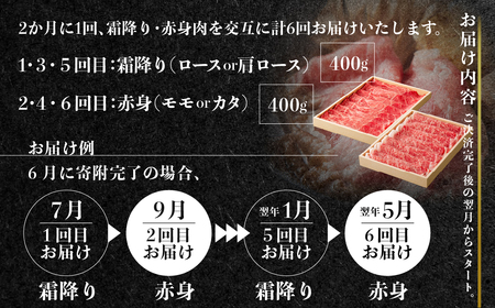 【定期便】全6回 飛騨牛すきしゃぶ三昧 定期便 [S930]
