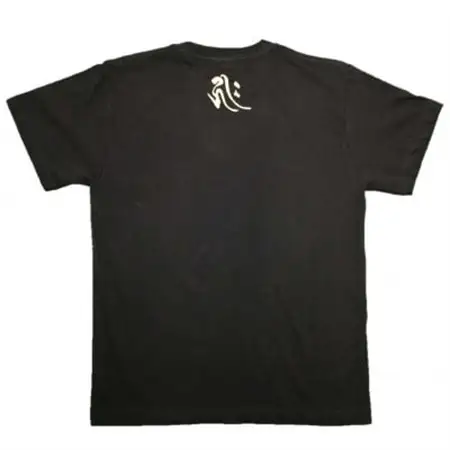 手描きTシャツ 仏画 阿弥陀如来 黒 (半袖 Sサイズ)【1615551】