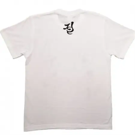 手描きTシャツ 仏画 弁財天 白 (半袖 Mサイズ)【1615615】