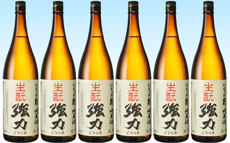 いなば鶴　純米酒　キモト強力　１升瓶　６本セット_T2600341