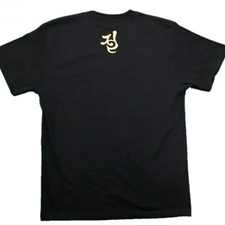 手描きTシャツ 仏画 弁財天 黒 (半袖 Mサイズ)【1615640】