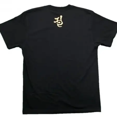 手描きTシャツ 仏画 弁財天 黒 (半袖 XLサイズ)【1615646】