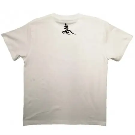 手描きTシャツ 仏画 馬頭観音 白 (半袖 Mサイズ)【1615695】