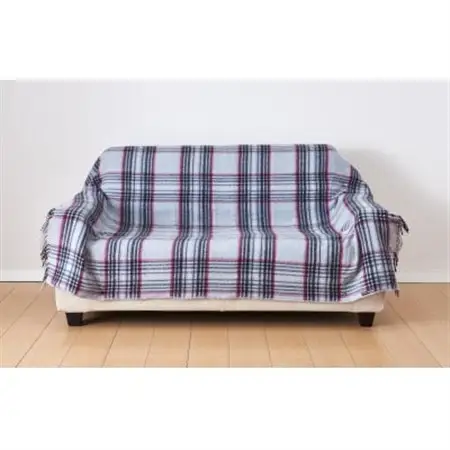 ホットスローケット　(電気ブランケット)　シルバーグレー(約170×130cm)【1608416】