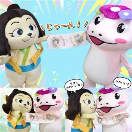 てんにょん×りょっちコラボ泉州ガーゼタオル2枚セット_雑貨・日用品 泉州タオル タオル _【1610667】