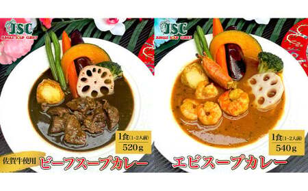 冷凍 スープカレー 豪華！ 食べ比べ 6食 セット 計約3.2kg ／ ビーフ エビ チキン キーマ ウインナー 薬膳 カレー レトルトカレー レトルト食品 詰め合わせ