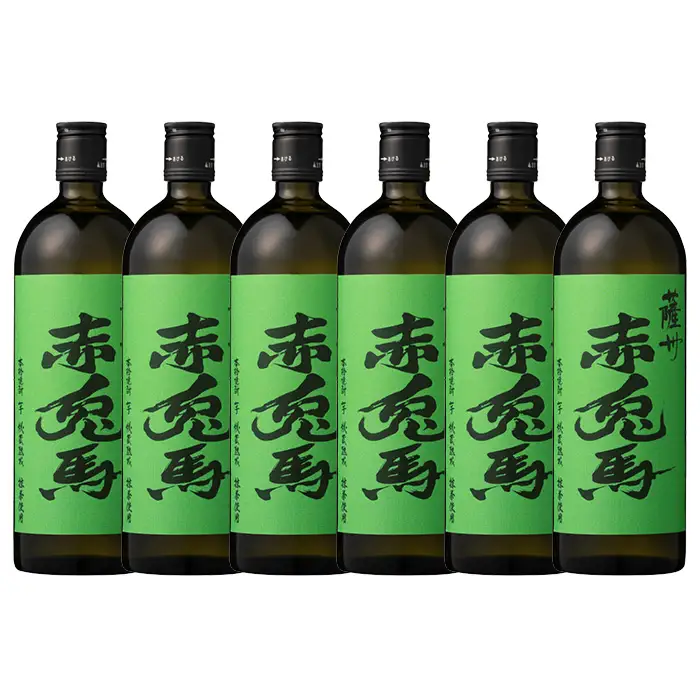 芋焼酎 「赤兎馬 抹茶使用」720ml×6本  25度 【00-023-77】