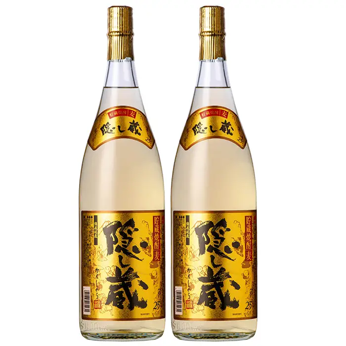 本格麦焼酎 隠し蔵 1.8L× 3本 【00-023-80】
