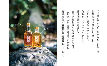 クラフトジン 緑檀 (りょくだん) 200ml ボトル 1本 ジン お酒 ギフト プレゼント 贈り物 大田区 東京都