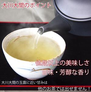 静岡市【静岡茶】 大川大間 100g2袋セット 本山茶□
